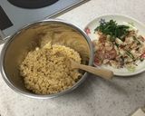 干物を使った♪薬味満載キヌアの和風和え作り方5写真