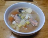 鮭のあらで三平汁作り方5写真