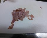 ミックスベジタブルとハムのオムレツ作り方1写真