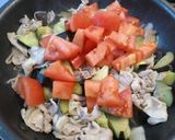 茄子と豚肉の簡単トマトパスタ作り方4写真