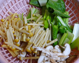 小松菜とえのきの煮浸し　大根おろしのせ作り方1写真