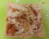 ヘルシーピザ×糖質少なめ×油揚げ♪作り方7写真