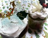 クリスマスのマフィン(抹茶/ココア)作り方12写真