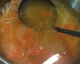 トマトと玉ねぎのスープ。作り方3写真