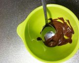 アルファベットチョコでチョコアート作り方1写真