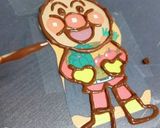 アルファベットチョコでチョコアート作り方3写真