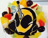 仮面ライダーゴーストデコケーキ作り方17写真
