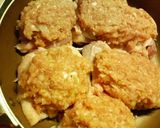 絶妙デミソースで♡ダブルチキンバーグ♡作り方2写真