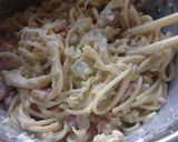 ハマる♡白菜&ベーコンのカルボ風スパサラ作り方8写真