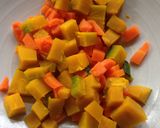 子供のおやつ。HMと豆腐の野菜パン作り方1写真
