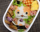 ブチニャン 妖怪ウォッチ キャラ弁作り方3写真