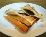 名糖アルファベットチョコホットサンド作り方3写真