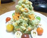 ツリーサラダ☆アボカドポテト作り方6写真