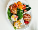 ウルトラマン 朝ごはん プレート 巻寿司作り方7写真