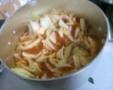簡単キムチと白菜 豆腐のピリ辛中華煮込み作り方4写真