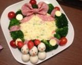 クリスマス☆リースサラダ作り方38写真