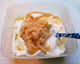 クリームチーズと貝柱水煮缶のディップ作り方2写真