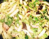 柚子香る♬白菜とベーコンのあんかけパスタ作り方4写真
