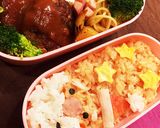 詰めるだけ！サンタ弁当。作り方4写真