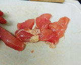【節約】鶏むね肉と根菜の甘酢炒め作り方4写真