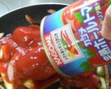 トマトとなすとウィンナーのパスタ作り方3写真