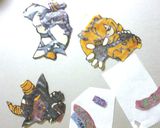 妖怪ウォッチメダルクッキー☆着色料不使用作り方1写真