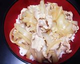 【豚バラ肉】シンプルな豚丼【玉ねぎ】作り方3写真