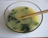 楽チ~ン!(2)レンジで簡単お味噌汁~。作り方1写真
