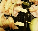 鶏皮串~パナソニックビストロさんお任せ~作り方1写真