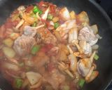 鶏肉とタラのトマト煮作り方6写真