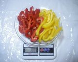 干し野菜の作り方（パプリカ）食品乾燥機作り方1写真