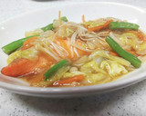 厚揚げの中華風白菜あんかけ作り方9写真
