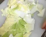 ＊ちぎり白菜と薄い油揚げ＊のお味噌汁作り方3写真