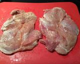 ❤️Chicken schnitzel作り方1写真
