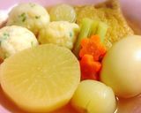 野菜いろいろ&エビホタテ団子のおでん♪作り方12写真