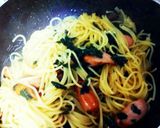 ふきの葉香るぺぺロンチーノ作り方7写真