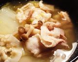 簡単！白菜と豚バラのおかずになるスープ作り方4写真