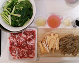 ５分で煮込み完了♪豚肉と小松菜の煮物。作り方1写真