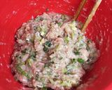 鍋の具 鶏団子作り方2写真