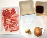 牛丼♪簡単！すき焼きのタレなし！吉野家風作り方1写真