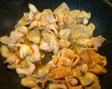酒のお供に　鶏皮の辛味噌炒め作り方3写真