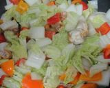 味ぽんでさっぱり～☆白菜ほたて炒め作り方2写真