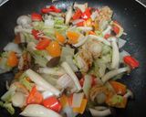 味ぽんでさっぱり～☆白菜ほたて炒め作り方3写真