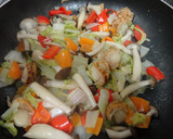味ぽんでさっぱり～☆白菜ほたて炒め作り方3写真