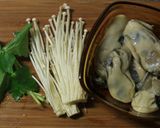 天然だしパックで作る 牡蠣のお吸い物作り方2写真