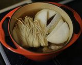天然だしパックで作る 柚子香る鶏のお雑煮作り方3写真