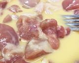 ヘルシー♡チキンのチーズパン粉焼き♡作り方4写真