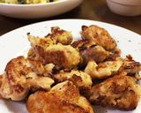 ヘルシー♡チキンのチーズパン粉焼き♡作り方7写真