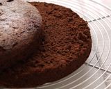 ブッシュドノエル♬簡単クリスマスケーキ作り方1写真