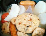 簡単暖かおでん雑炊★病み上がりにも優しい作り方1写真